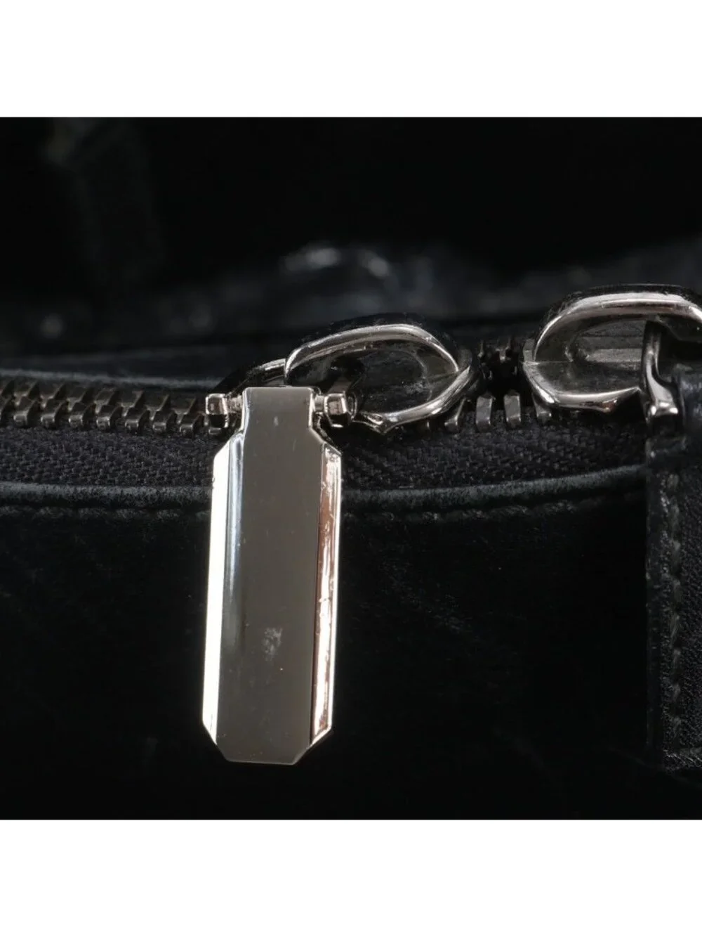 Gucci Leather Nylon Business Bag Document Bag Black